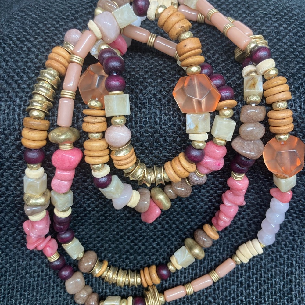 Chico’s Beaded Long Necklace